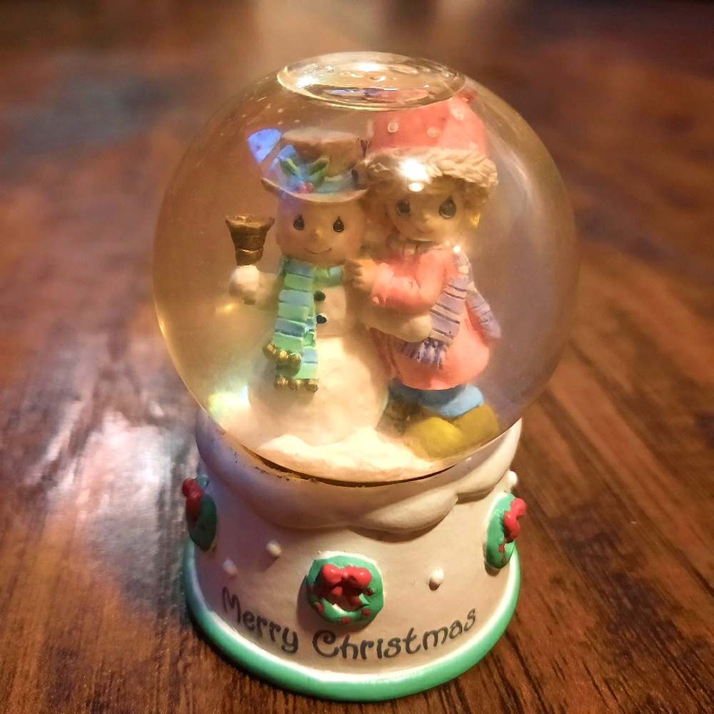 🎄Precious Moments 2007 Waterball Merry Christmas☃️